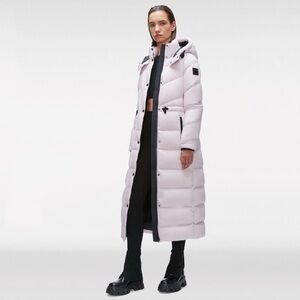 Moose Knuckles Women’s Lightweight Parka Coat Belle Cote Lilac